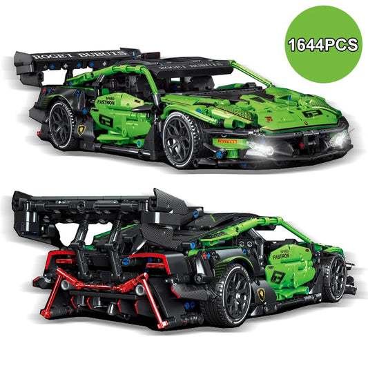 2024 New Technical Lamborghinis Racing Car Building Blocks Model Assemble City Sports Vehicle Bricks Toys For Adult Kids Gifts